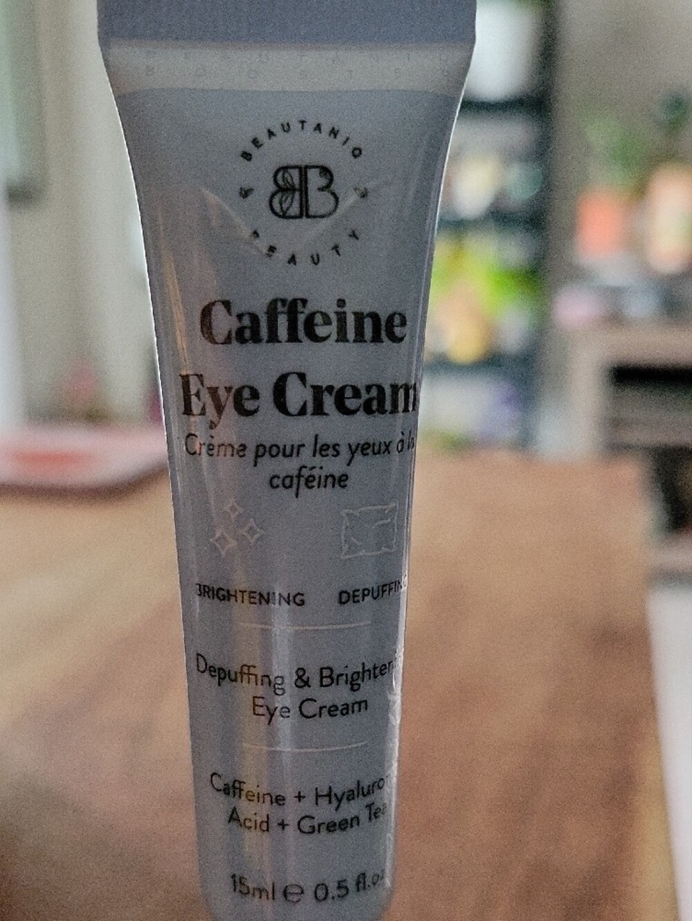 Beautaniq Caffeine Eye Cream Depuffing & Brightening Clean NWT Sealed